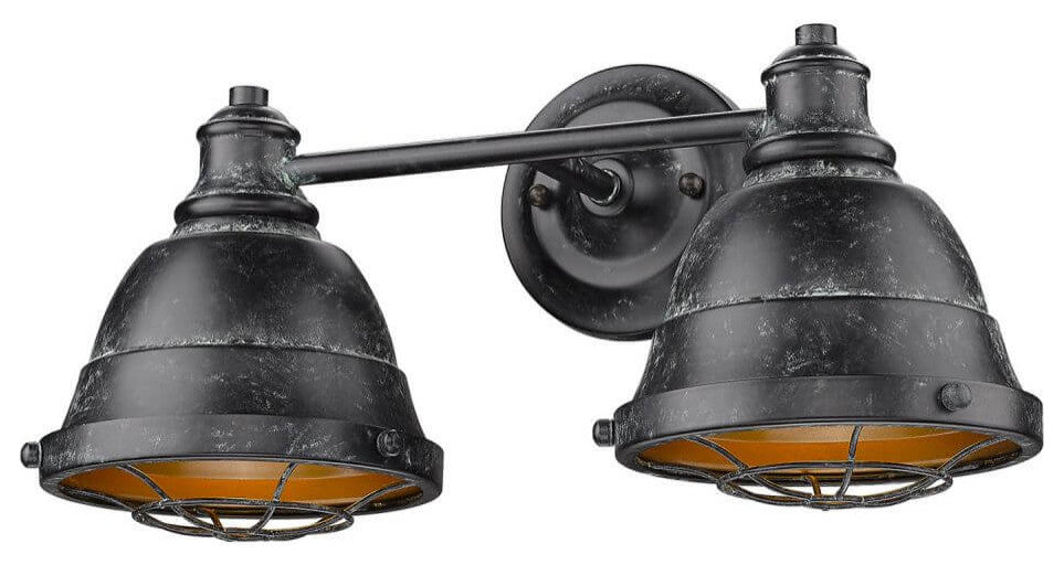 Bath Light, Black Patina, 17"