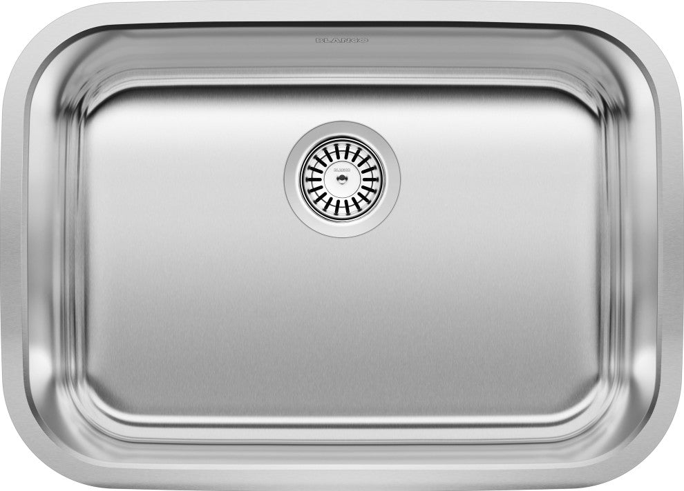 Blanco 441025 18"x25" Single Undermount Kitchen Sink, Stainless Steel