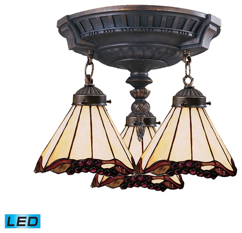 Elk Lighting 997-AW-03-LED Mix-N-Match 3-Light Semi Flush Light