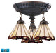 Elk Lighting 997-AW-03-LED Mix-N-Match 3-Light Semi Flush Light