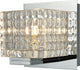 Elk Lighting Chastain 1 Light Vanity, Chrome and Clear Glass