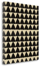 "Krafty Black Triangles" By Linda Woods, Giclee Print on Gallery Wrap Canvas