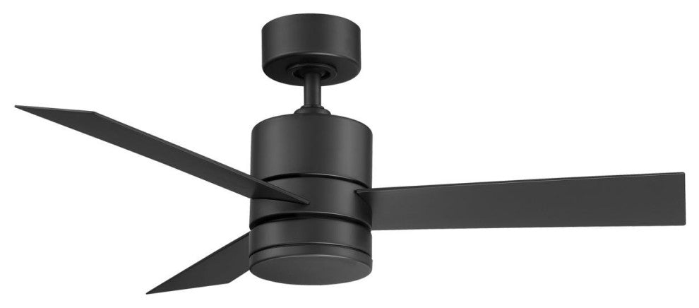 Axis 1 Light 44 in. Indoor Ceiling Fan, 2700K, Matte Black
