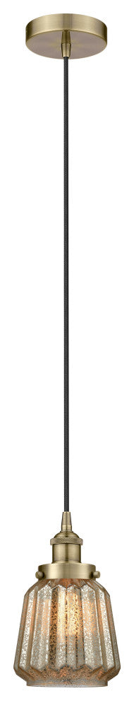 Innovations 616-1PH-AB-G146-LED 1-Light Mini Pendant, Antique Brass