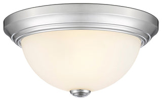2 Light 11" Chrome Flushmount