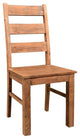 Timbergirl Angled Acacia Wood Chair -Set of 2