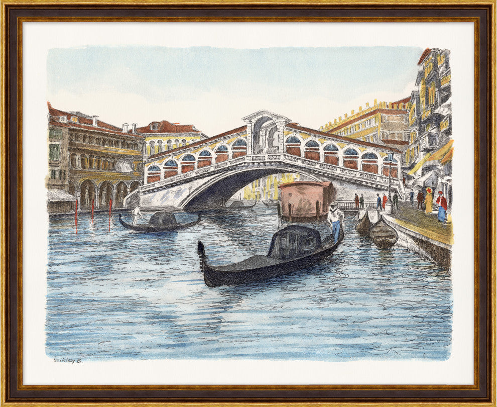Scenes Of Venice 4, Giclee Reproduction Artwork