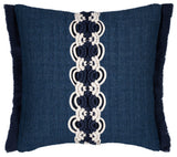 Distinction Indigo Indoor/Outdoor Performance Pillow, 20" x 20"