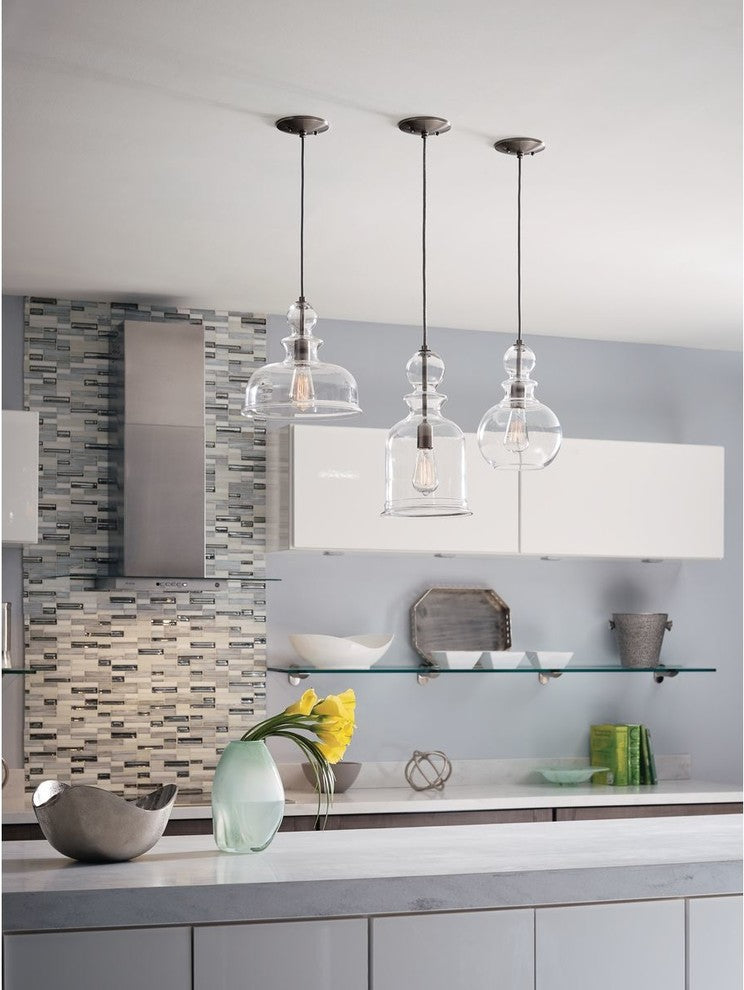 Progress Lighting Staunton 1-Light Pendant, Brushed Nickel