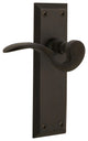 New York Plate With Manor Lever, Oil-Rubbed Bronze, Privacy, Non-Handed