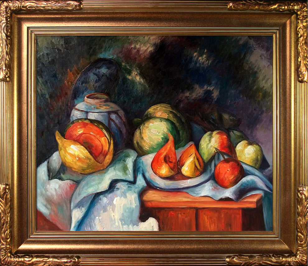 Still Life with Melons and Apples