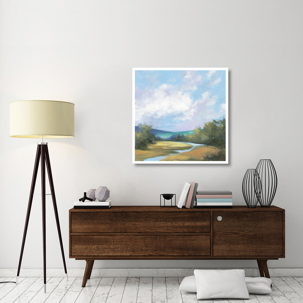 "Hedgerow II" Digital Paper Print by Julia Purinton, 38"x38"