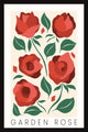 "Garden Rose" Framed Painting Print, 24x36