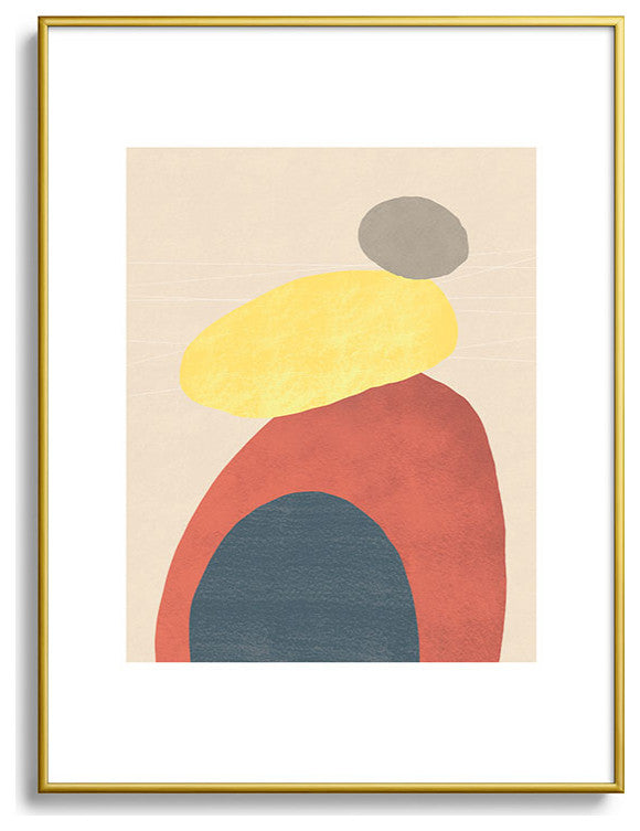 Sewzinski Meditate Metal Framed Art Print