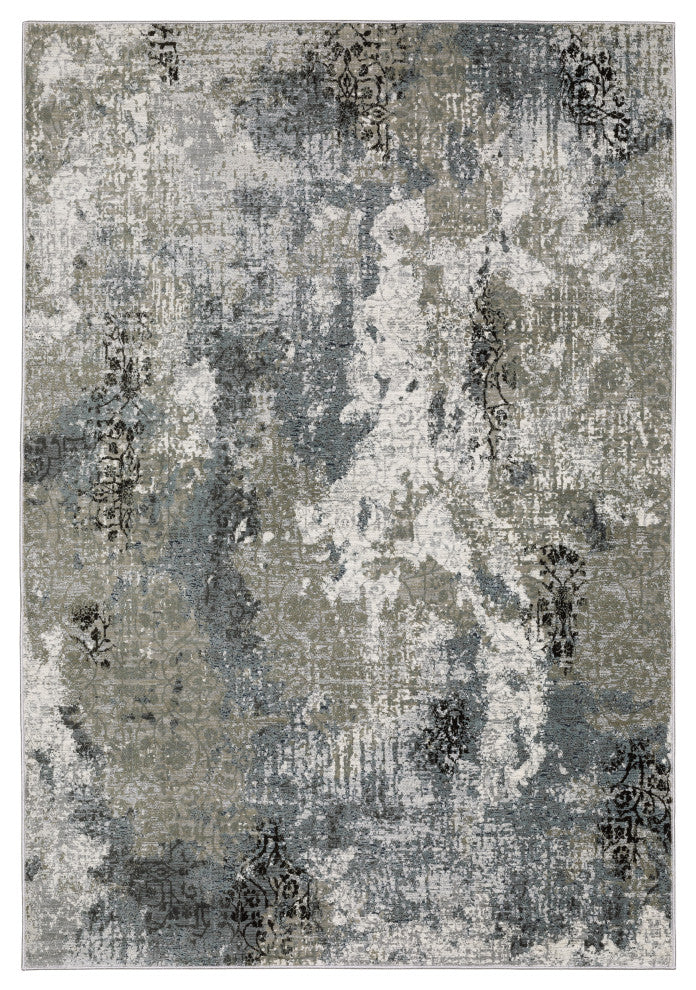 Oriental Weavers Gemini 001X2 Abstract Rug, Beige, 6'7"x9'6"