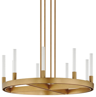 Maxim 16162CR Ovation 24"W LED Ring Chandelier - Gold