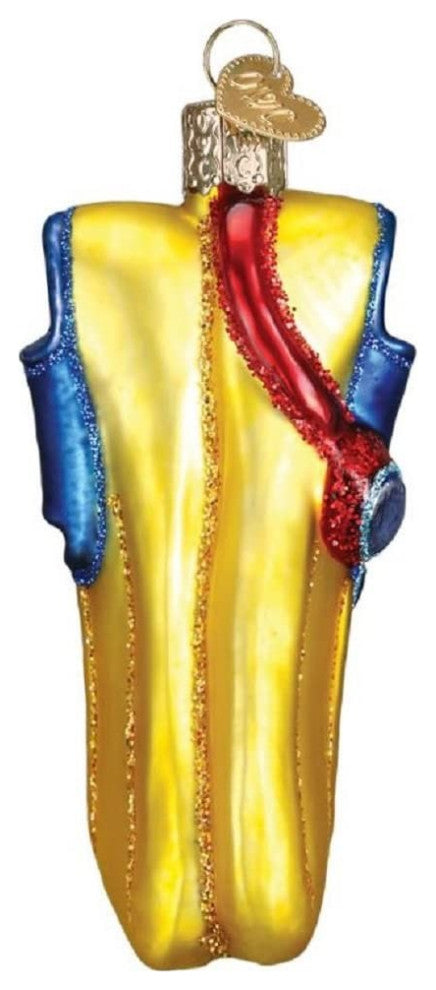 Old World Christmas Ornaments Swim, Skis and Flippers Glass Blown Ornaments for