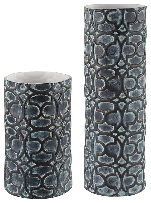 Uttermost Baltra Bronze Patina Vases, Set of 2
