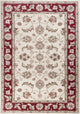 HomeRoots 9' x 12' Polypropylene Ivory or Red Area Rug
