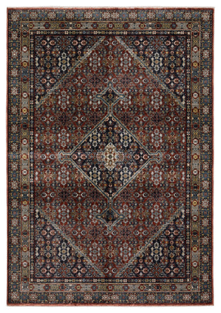 Oriental Weavers Eliana ELI06 Medallion Rug, Red, 6'7"x9'6"