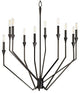 Archie, 10 Light, Chandelier, Old Bronze Finish