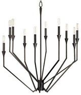 Archie, 10 Light, Chandelier, Old Bronze Finish