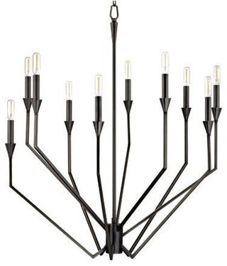 Archie, 10 Light, Chandelier, Old Bronze Finish
