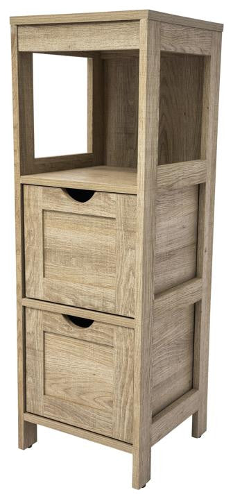 Dune Farmhouse Bathroom Storage Organizer, Brown