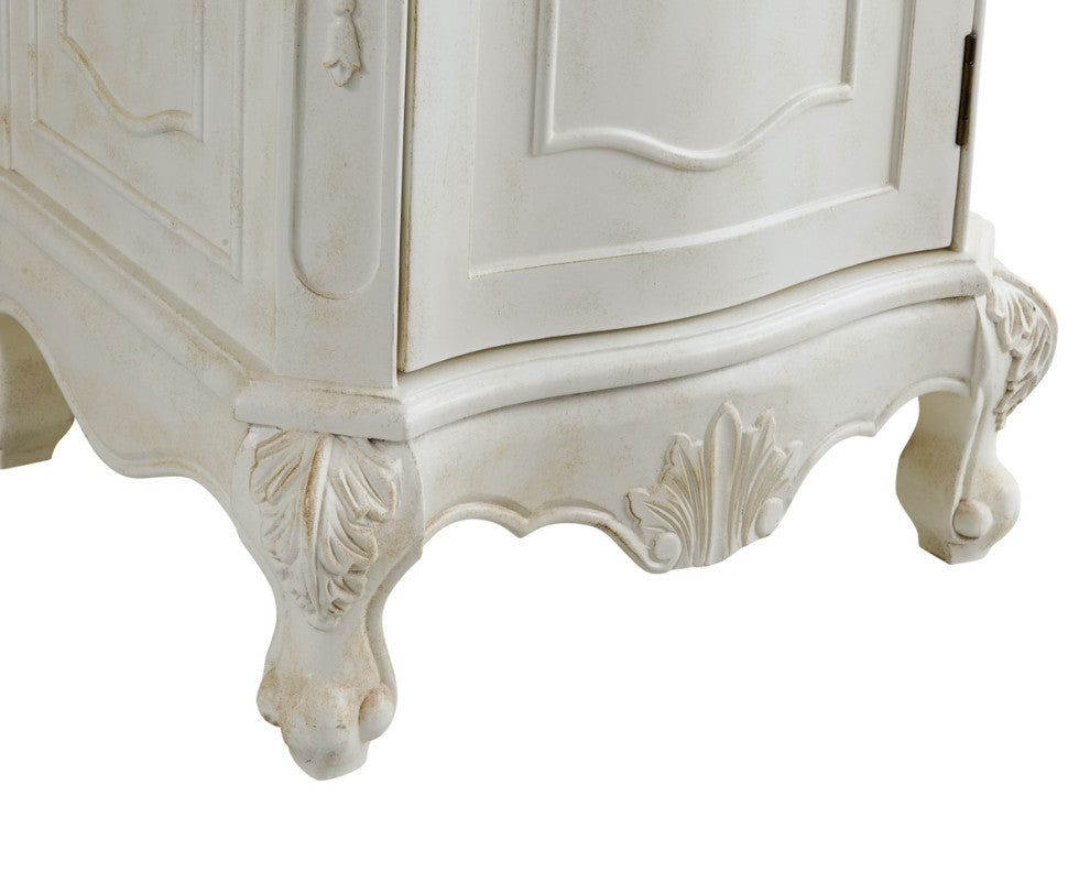 42" Single Bathroom Vanity, Antique White