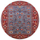 Ahgly Company Indoor Round Mid-Century Modern Area Rugs, 8' Round