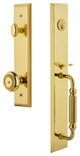 Fifth Avenue 1-Piece Dummy Handleset, F Grip and Parthenon Knob, 849571