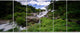 Mae Klang Waterfall Thailand, Large Landscape Canvas Art, 70"x28", 6 Panels