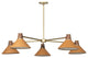 Cullen Chandelier-Natural Walnut