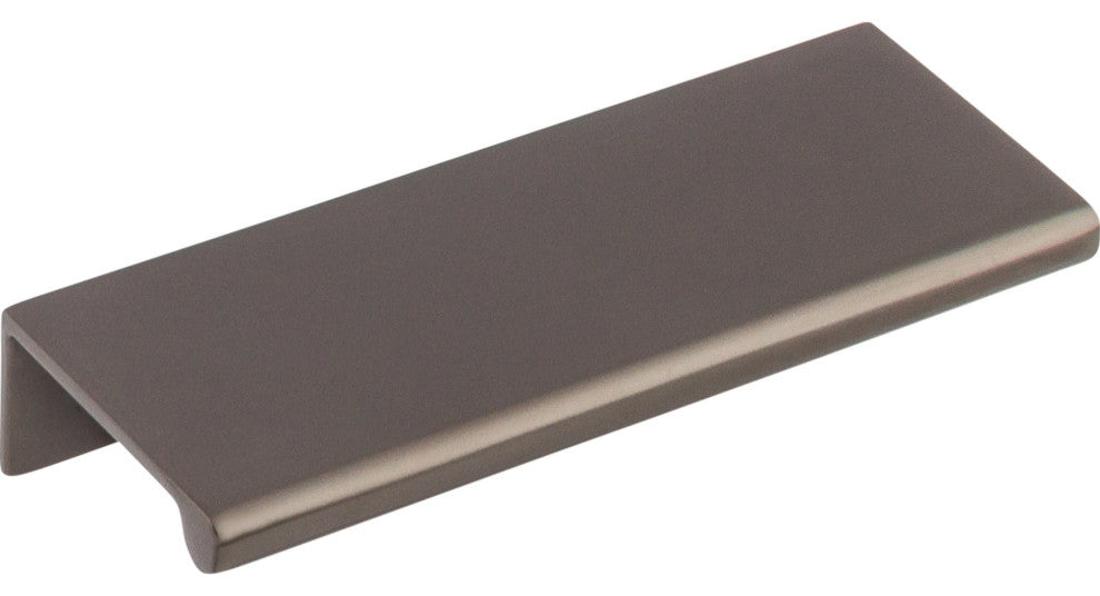 Top Knobs TK502 Europa 3 Inch Center to Center Finger Cabinet - Polished Chrome