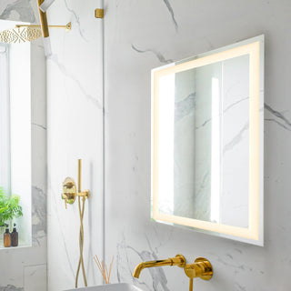Remy Anti-Fog Front/Back-lit Bathroom Vanity Mirror, Touch Control, Height: 34"