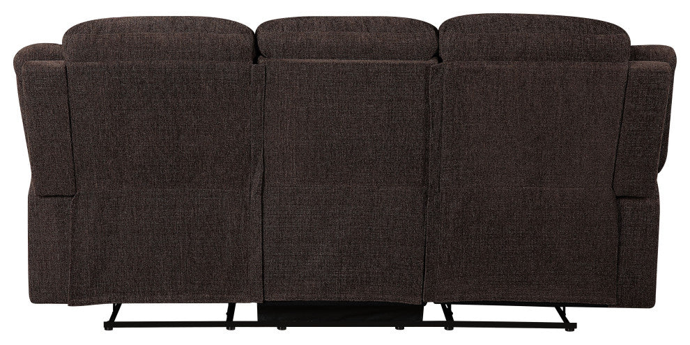 Madden Sofa, Motion, Brown Chenille