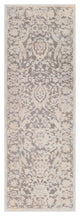 Surya Tibetan TBT-2315 2'7"x7'7" Rug, Cream/Khaki/Medium Gray