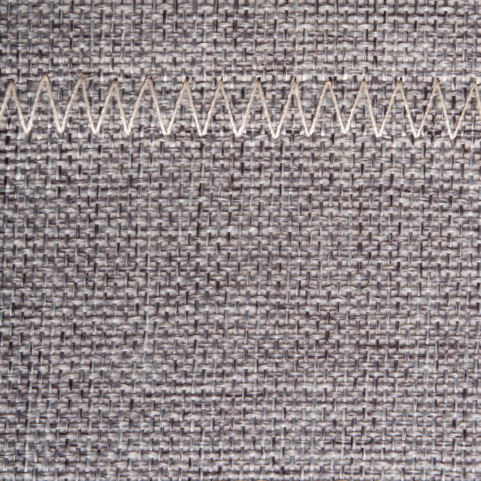 Poly Bin Zig-Zag Stitch Variegated Gray Trapezoid 11"x11"x11", Set Of 2