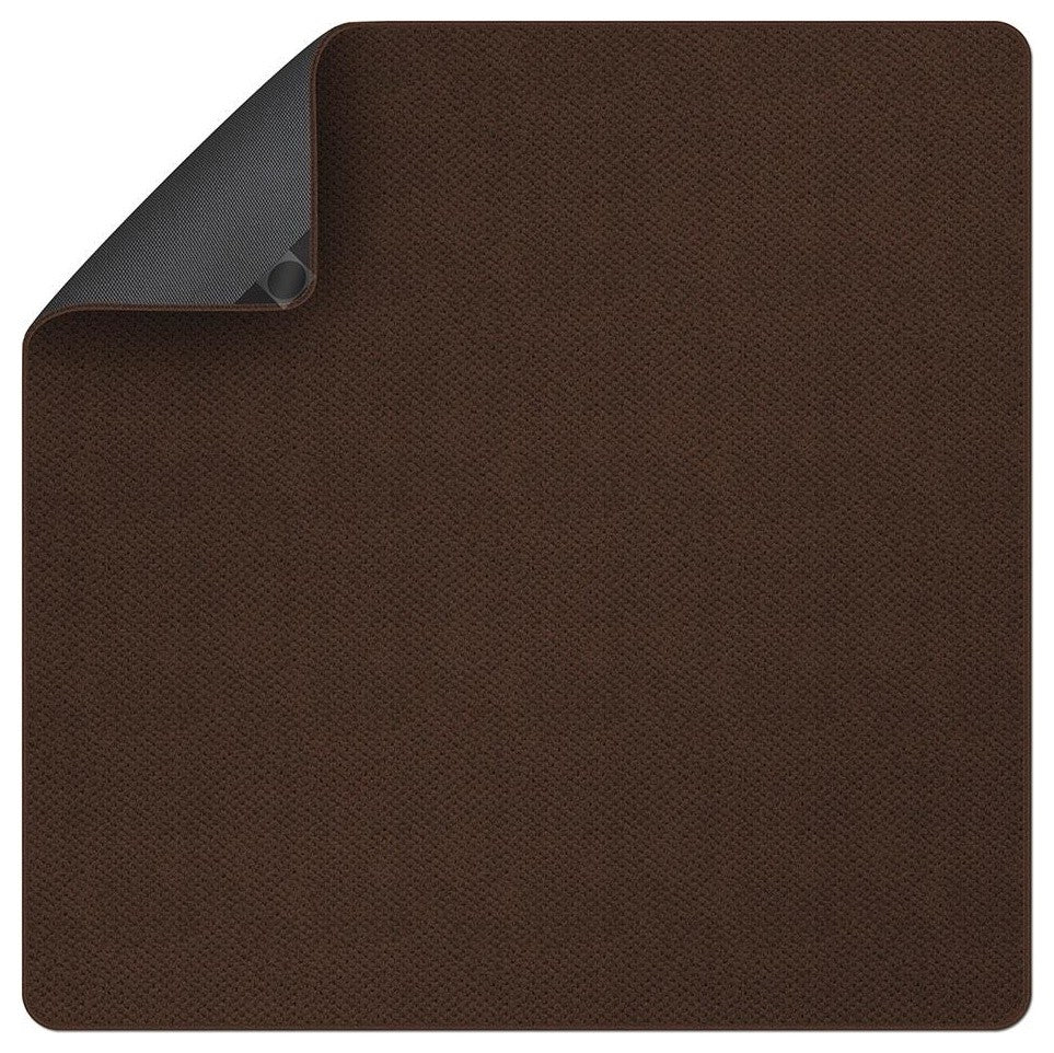 Attachable Rug for Stair Landings, Chocolate Brown, 2'x3'