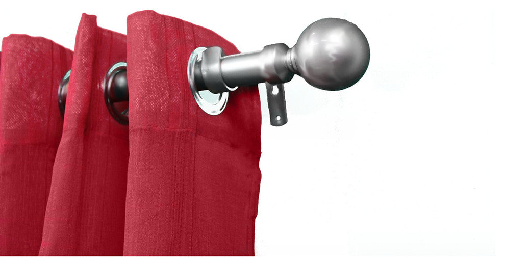 Extendable Curtain Rod Set 50 to 82 L -Diam