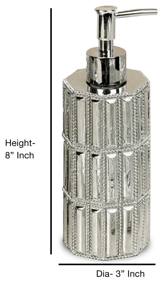 nu steel Glitz Chrome Bath Collection, 4-Piece Set