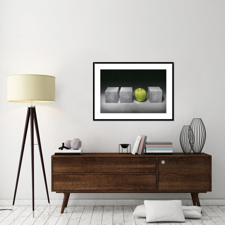 "Green" Framed Digital Print by Christophe Verot, 44x32"