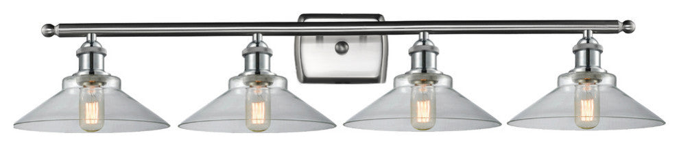 INNOVATIONS LIGHTING 516-4W-SN-G132-LED Orwell 3 Light Bath Vanity Light