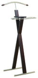 Bedroom Accent - Valet - Cappuccino / Chrome Metal