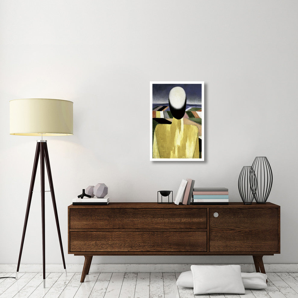 "Two Farmers (left)" Digital Paper Print by Kazimir Malevich, 22"x32"