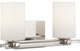 Lisbon Collection 2-Light Bath And Vanity, Polished Nickel