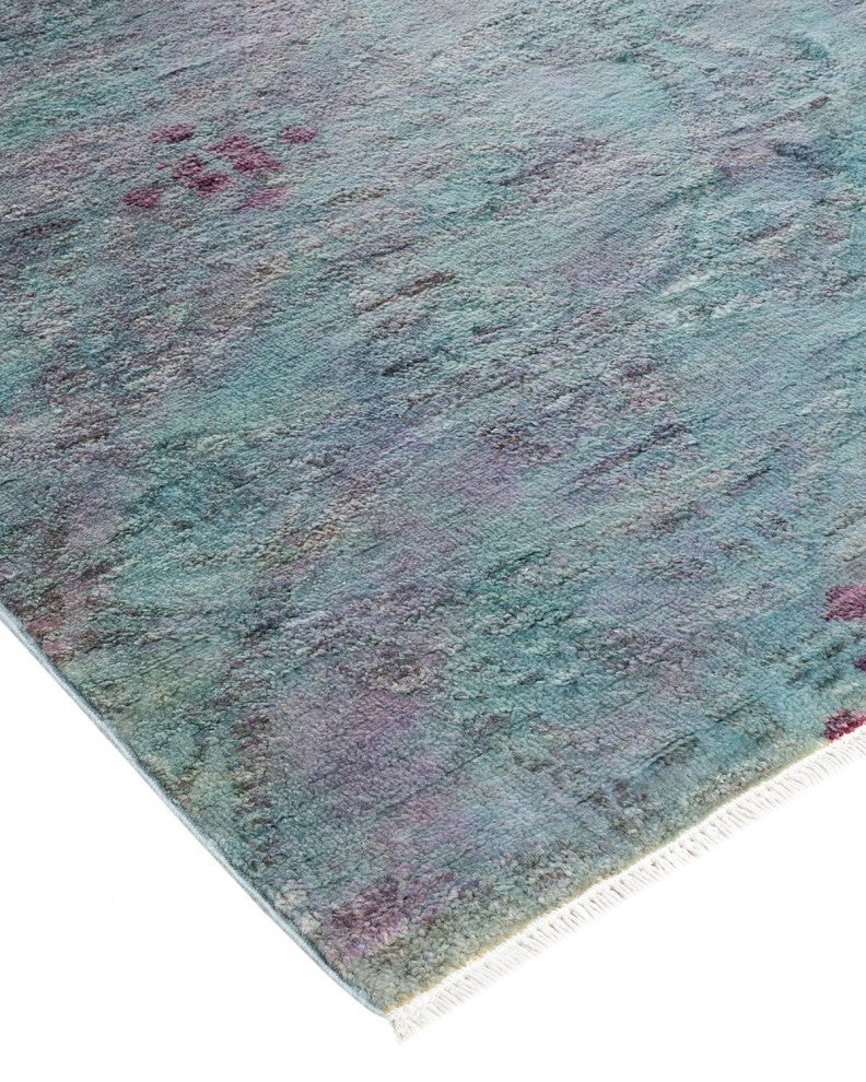 Vibrance, One-of-a-Kind Handmade Area Rug Gray, 4'2"x6'1"