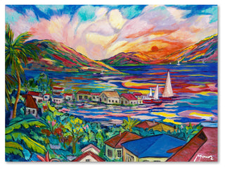'Sunset' Canvas Art by Manor Shadian