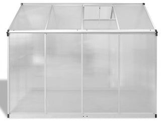vidaXL Greenhouse Outdoor Grow House Green House with Base Frame Aluminum