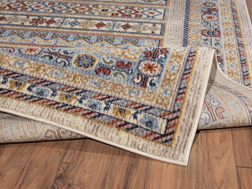 Abani Mesa MES180A Southwest Beige Tribal Pattern Area Rug